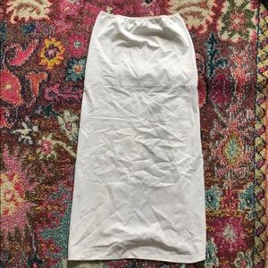 David’s Bridal white slip